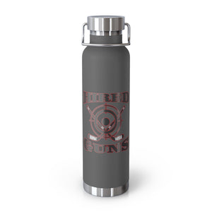 22oz Vacuum Insulated Bottle - Hired Guns