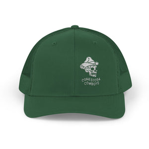 Cotton Snapback Trucker Cap - Conestoga Cowboys (white logo)
