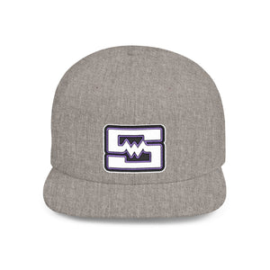 Flat Bill Snapback Hat - Shockwave