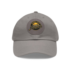 Dad Hat with Leather Patch (Round w/printed logo) - SCA