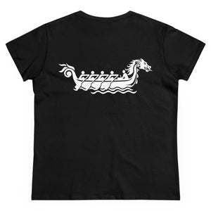 Making Waves - Women's Midweight Cotton Tee - Paddle Like a Mother