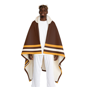 Hooded Sherpa Fleece Blanket - GS