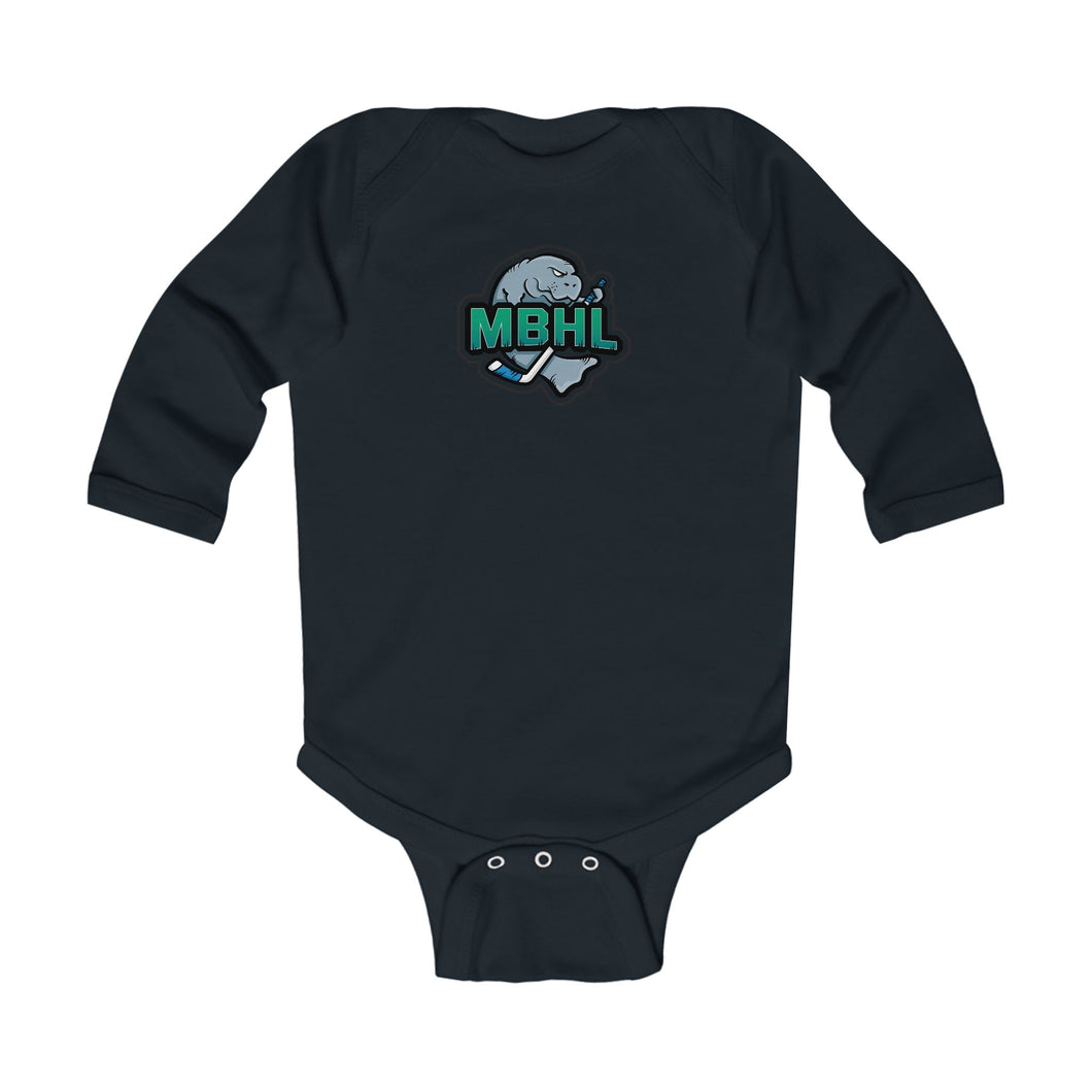 MBHL Logo Infant Long Sleeve Bodysuit - Perfect for Baby Showers & Sports Fans