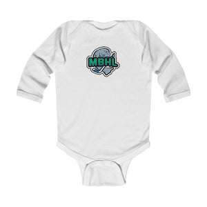 MBHL Logo Infant Long Sleeve Bodysuit - Perfect for Baby Showers & Sports Fans