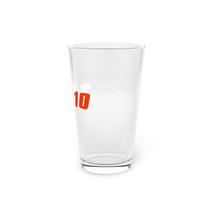 Pint Glass, 16oz -  2 and 10