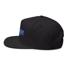 Menace Embroidered Flat Bill Cap