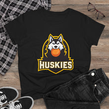 Women's T-Shirt Husky Broomball Design