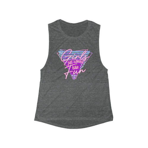 GJWTHF Women's Flowy Scoop Muscle Tank