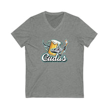 Unisex Jersey Short Sleeve V-Neck Tee - Cudas