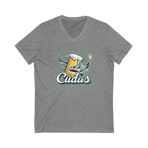 Unisex Jersey Short Sleeve V-Neck Tee - Cudas