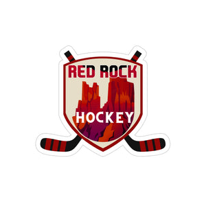 Red Rock - Transparent Outdoor Stickers, Die-Cut, 1pcs