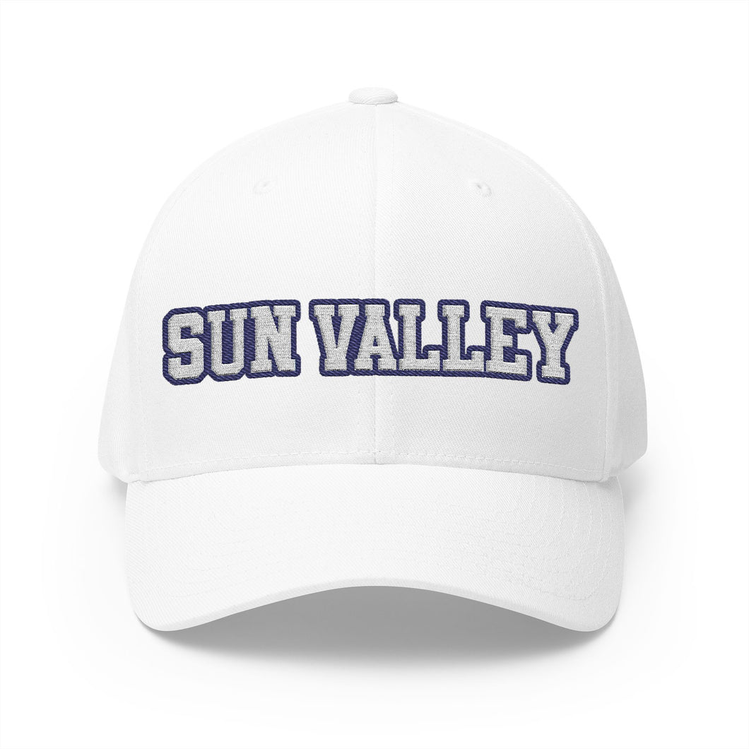 Sun Valley 2 sided logo fitted hat