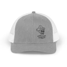 Cotton Snapback Trucker Cap - Conestoga Cowboys (black logo)