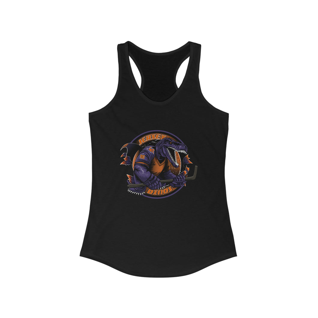 Women's Ideal Racerback Tank - Jersey Dinos