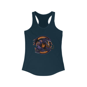 Women's Ideal Racerback Tank - Jersey Dinos