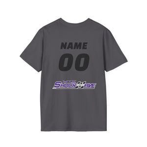 Unisex Softstyle T-Shirt - Front Logo & Customizable Back Name/Number