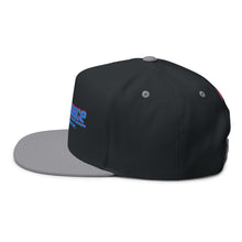 Menace Embroidered Flat Bill Cap