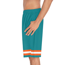 Tropics (Blue) Men's Board Shorts (AOP)