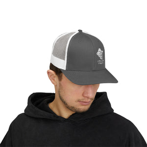 Cotton Snapback Trucker Cap - Conestoga Cowboys (white logo)