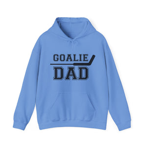 Unisex Heavy Blend™ Hooded Sweatshirt - Goalie Dad (in black)