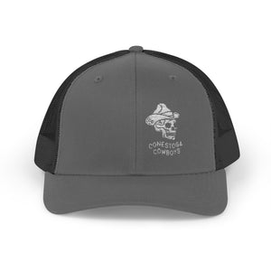 Cotton Snapback Trucker Cap - Conestoga Cowboys (white logo)