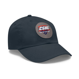 CSHL Roller - Dad Hat with Leather Patch (Round)