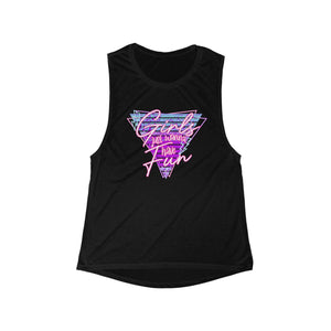 GJWTHF Women's Flowy Scoop Muscle Tank