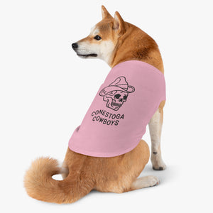 Conestoga Cowboys Pet Tank Top (black logo)