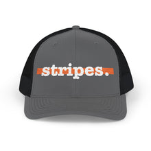 Embroidered Snapback Trucker Cap - Stripes.