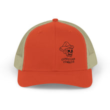 Cotton Snapback Trucker Cap - Conestoga Cowboys (black logo)