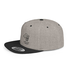 Flat Bill Snapback - Conestoga Cowboys (black logo)