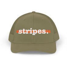 Embroidered Snapback Trucker Cap - Stripes.