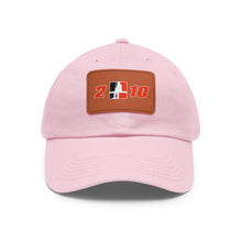 Dad Hat with Leather Patch (Rectangle) 2 N 10