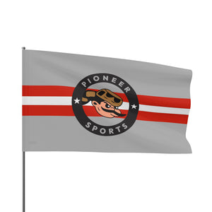 Flag - 3 Sizes - Pioneer Sports circle logo