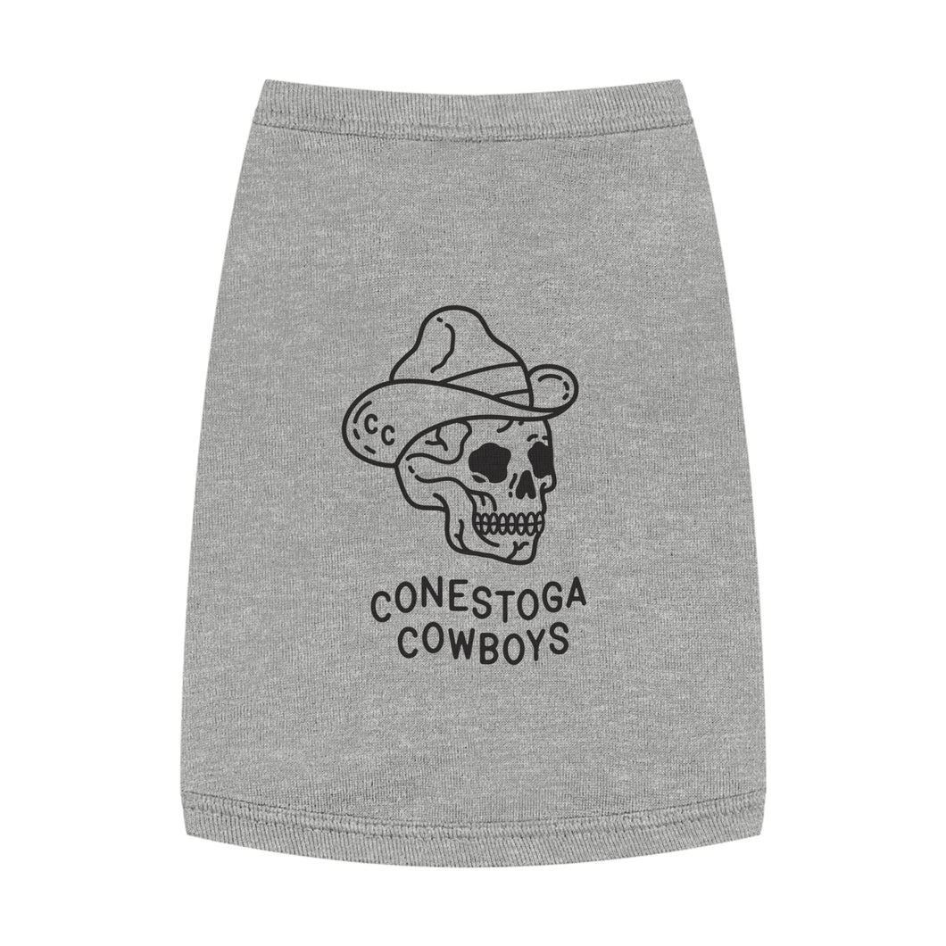 Conestoga Cowboys Pet Tank Top (black logo)