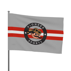 Flag - 3 Sizes - Pioneer Sports circle logo