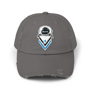 Unisex Distressed Cap - Militia