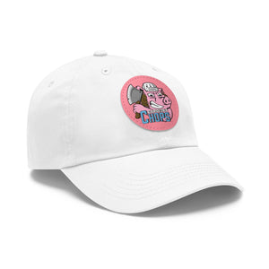 CHOPS - Dad Hat with Leather Patch (Round)