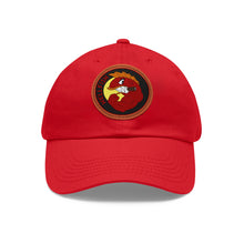 Dad Hat with Leather Patch (Round) - Hellfish