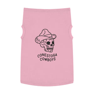 Conestoga Cowboys Pet Tank Top (black logo)