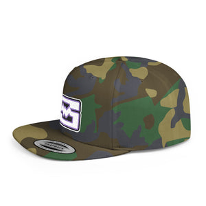 Flat Bill Snapback Hat - Shockwave