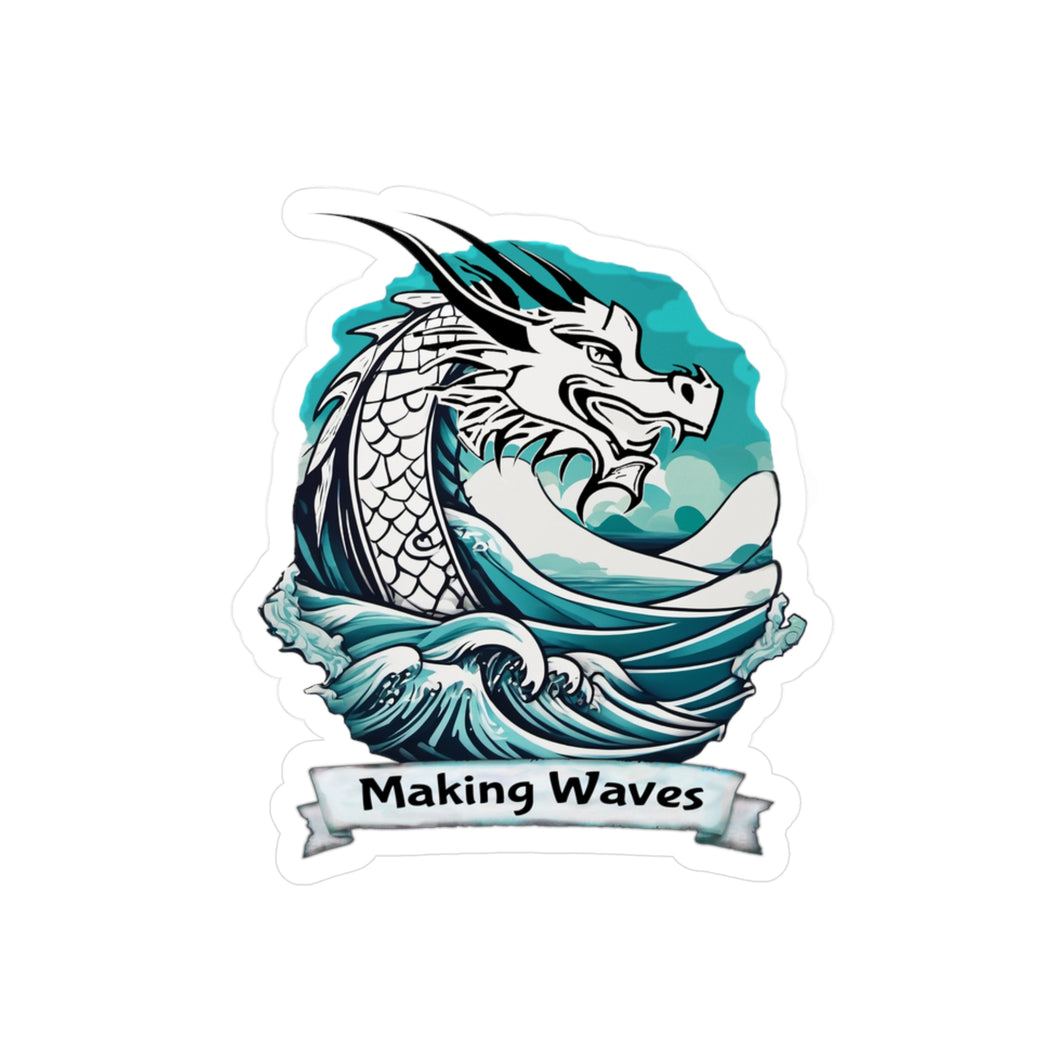 Making Waves - Kiss-Cut Vinyl Decals