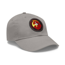 Dad Hat with Leather Patch (Round) - Hellfish