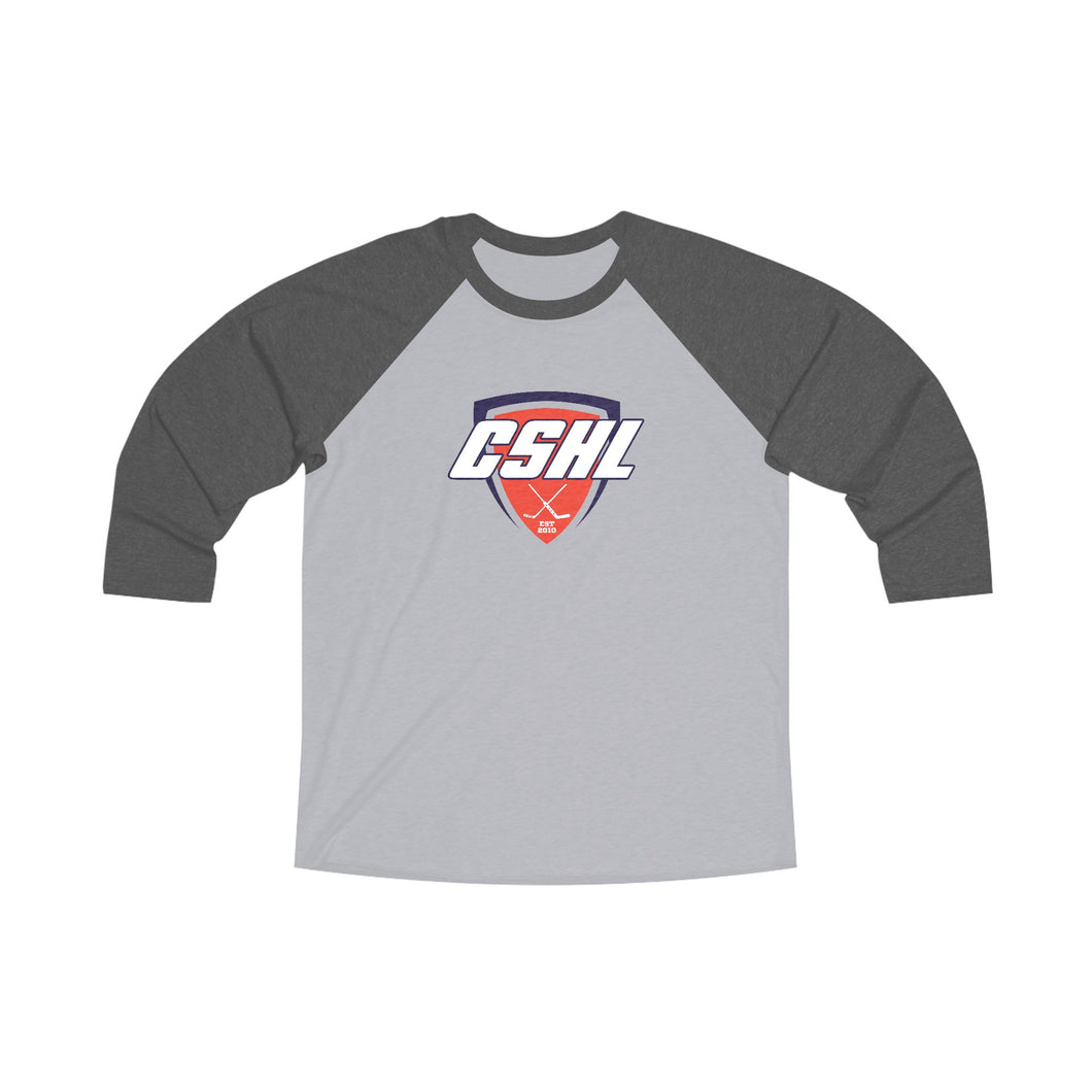 CSHL Unisex Tri-Blend 3/4 Raglan Tee