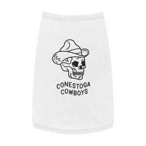 Conestoga Cowboys Pet Tank Top (black logo)