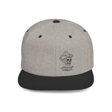 Flat Bill Snapback - Conestoga Cowboys (black logo)