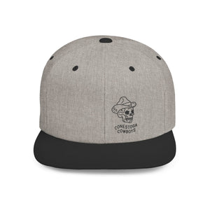 Flat Bill Snapback - Conestoga Cowboys (black logo)