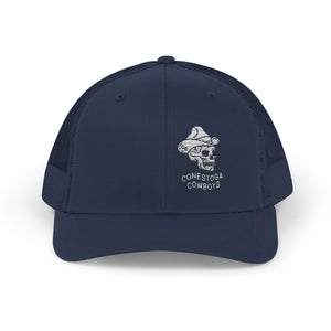 Cotton Snapback Trucker Cap - Conestoga Cowboys (white logo)