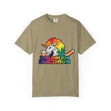 Drunken Unicorn Unisex Garment-Dyed T-shirt - PBH