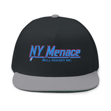 Menace Embroidered Flat Bill Cap